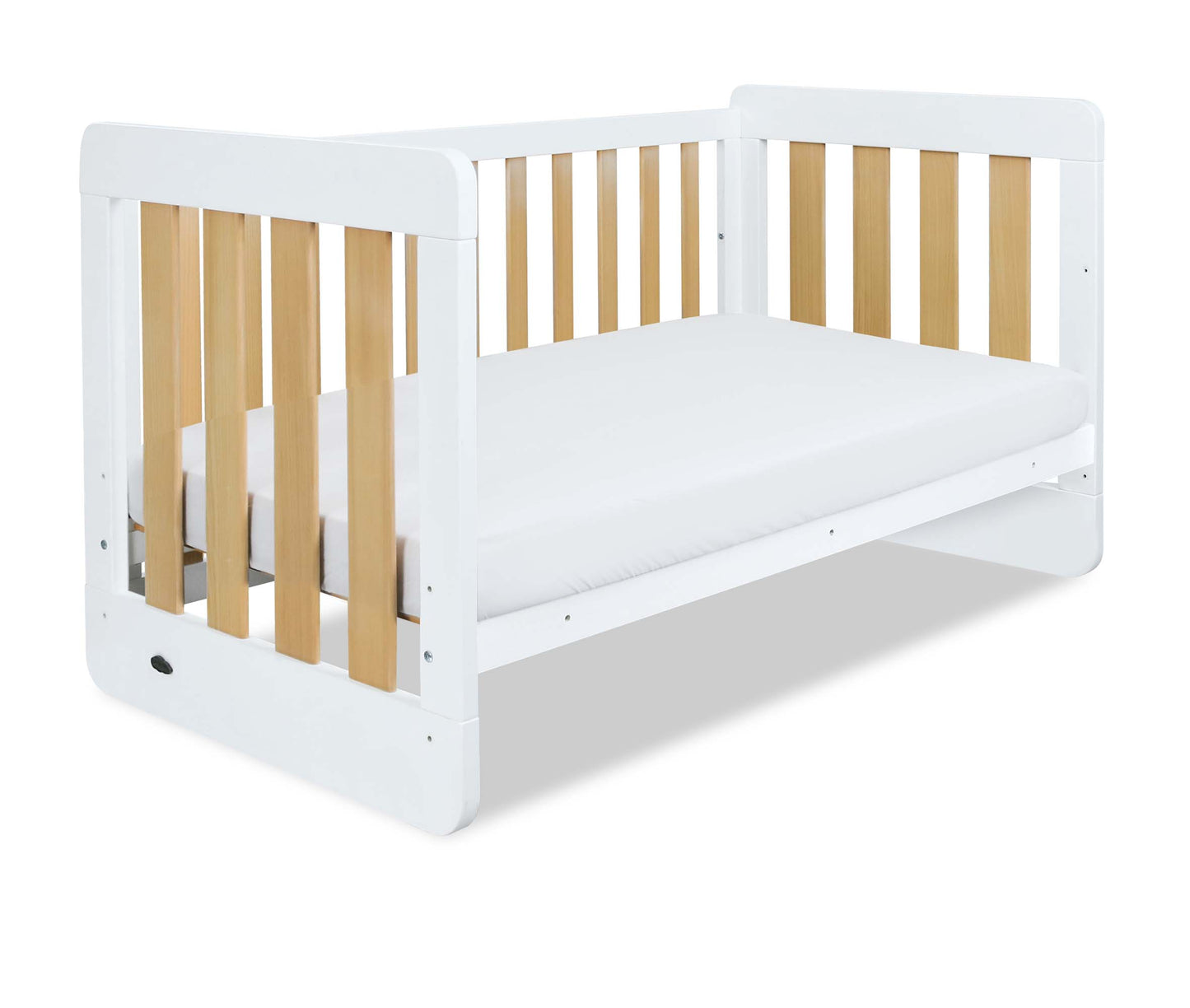 Comfy Baby Cot Bed - Luca-White