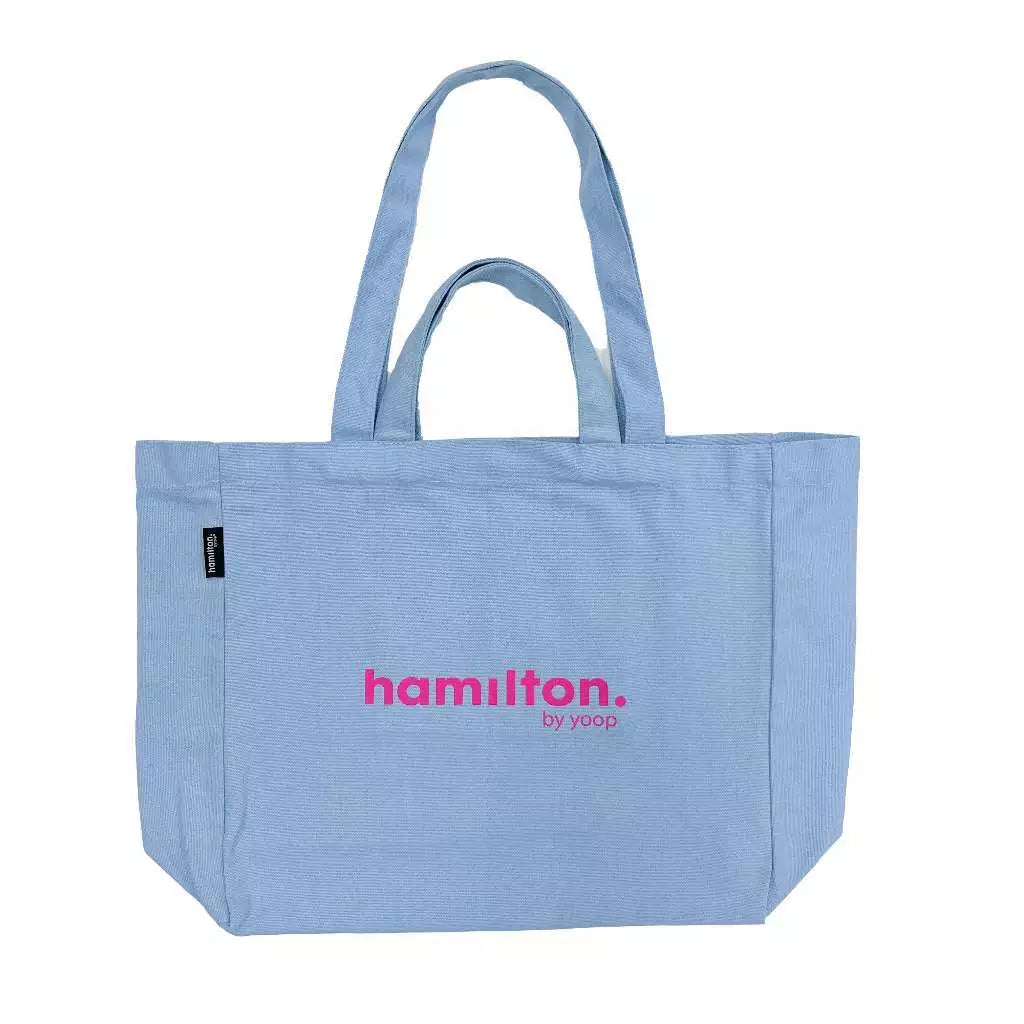 Hamilton Tote Bag - Blue/Beige/Black/Yellow/Pink