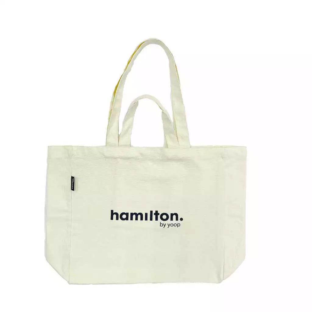 Hamilton Tote Bag - Blue/Beige/Black/Yellow/Pink