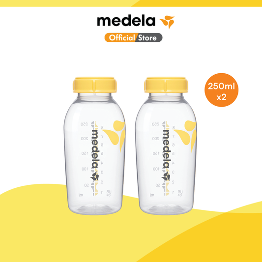 CLERANCE Medela Breast Milk Bottle (150Ml /5Oz) X 3 Pcs / (250Ml /8Oz) X 2 Pcs