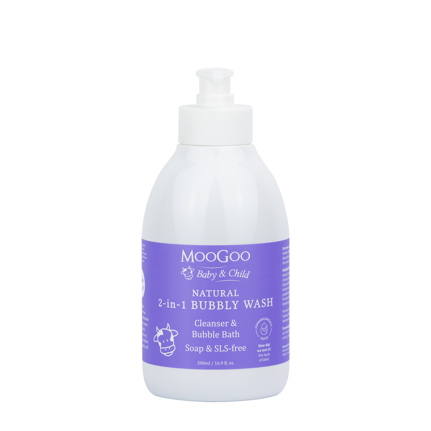 Moogoo 2-In-1 Bubbly Wash 500Ml