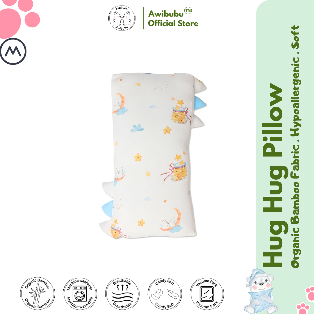 Awibubu Ultra Soft Bamboo Hugging Pillow