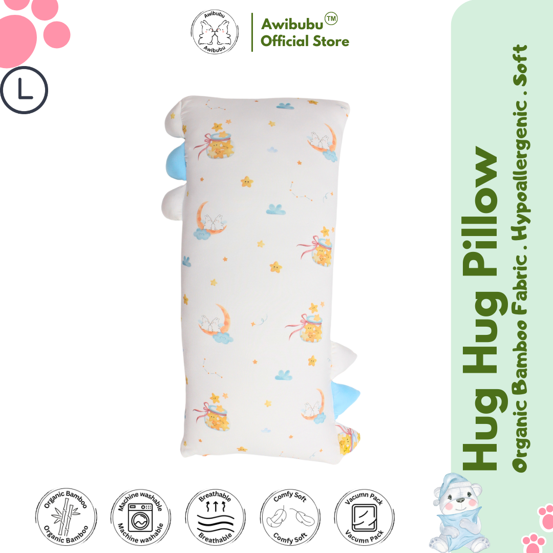 Awibubu Ultra Soft Bamboo Hugging Pillow