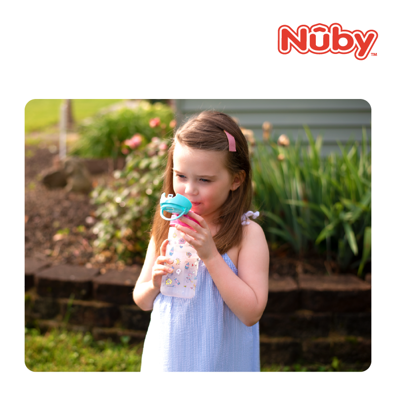 Nuby 18Oz/532Ml Printed Tritan Flip-It Active Cup
