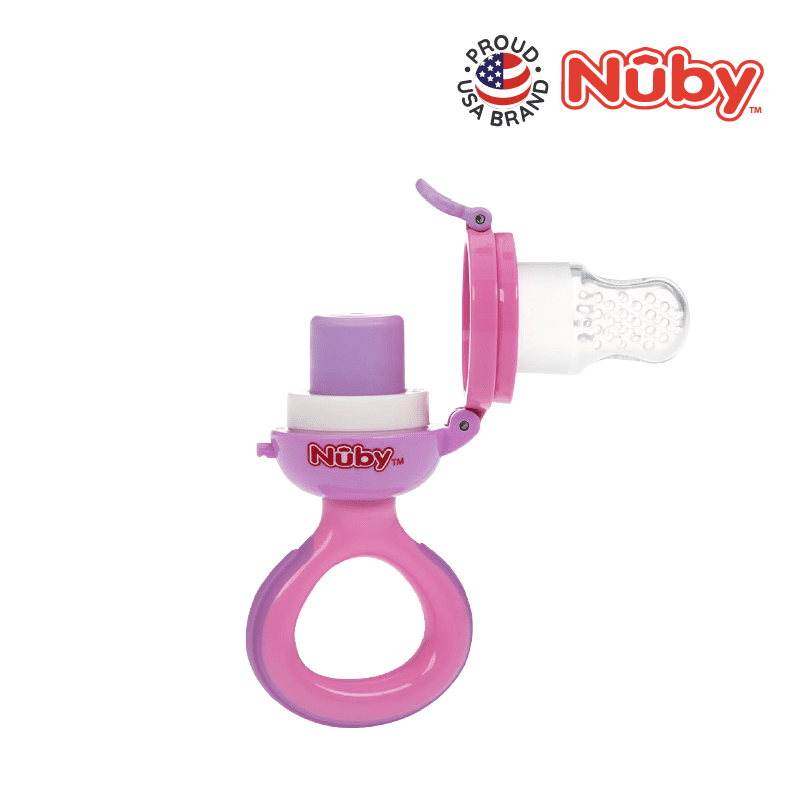 Nuby Twist Squeeze Feeder With Silicone Nipple And Hygienic Cover