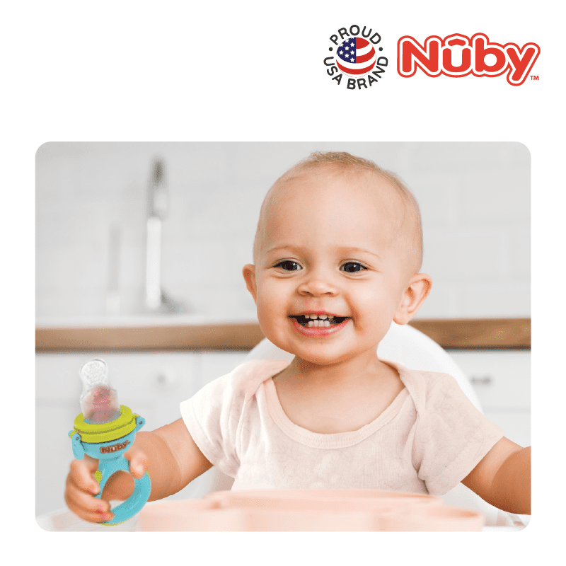 Nuby Twist Squeeze Feeder With Silicone Nipple And Hygienic Cover