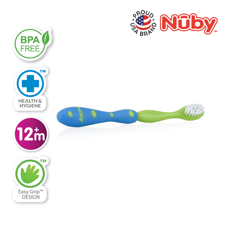 Nuby Toothbrush With Bristles (1Pc)