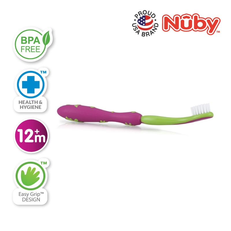 Nuby Toothbrush With Bristles (1Pc)