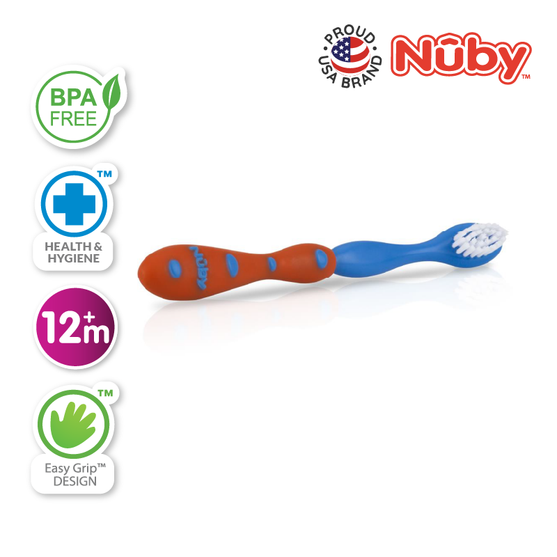 Nuby Toothbrush With Bristles (1Pc)