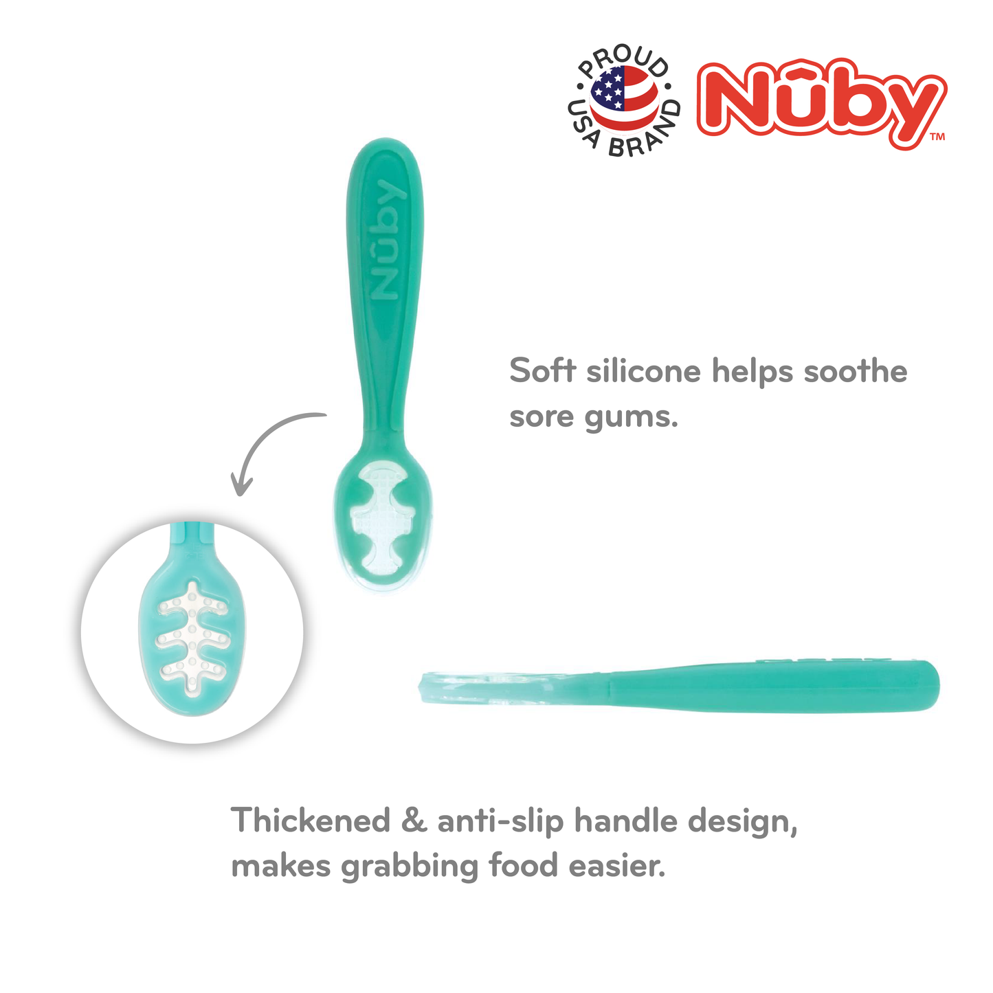 Nuby 3 Stage Dipping Spoons