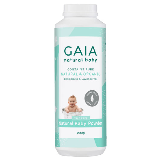 Gaia Natural Baby Powder 200GBest Before: 19/1/2026, 17/08/2027