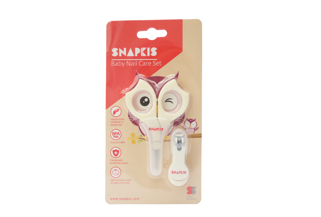 Snapkis Baby Nail Clippers - White