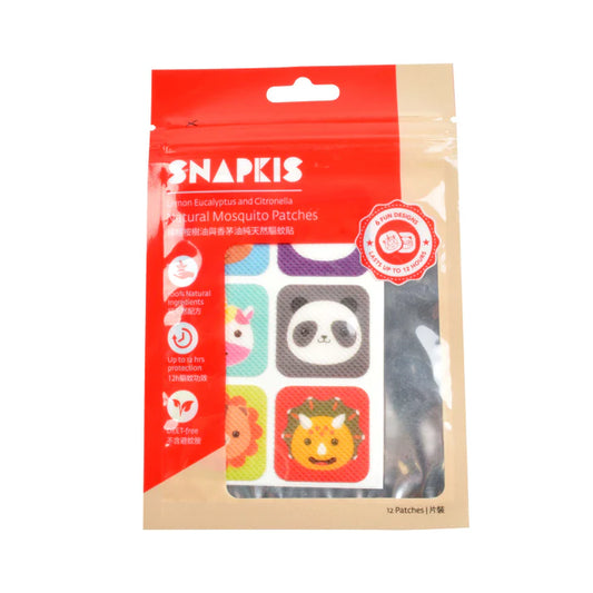 Snapkis Natural Mosquito Patch 12Pc (Each Sheet Contains 6 Patches)