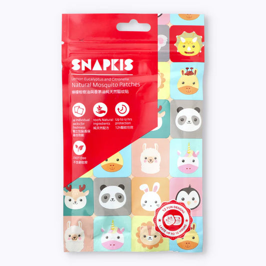 Snapkis Natural Mosquito Patch 24Pcs Individual Packets