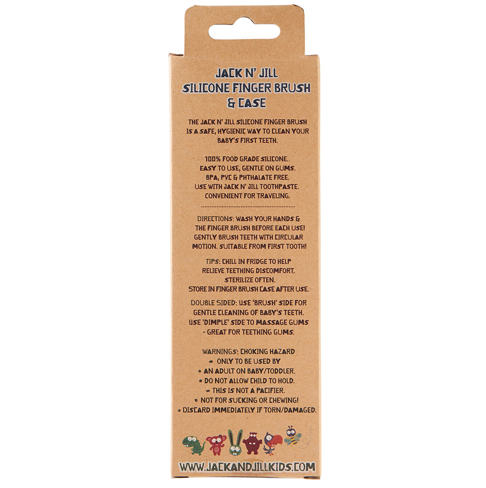 Jack N' Jill Stage 1 Silicone Finger Brush - 2 Pack