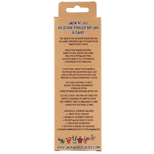 Jack N' Jill Stage 1 Silicone Finger Brush - 2 Pack