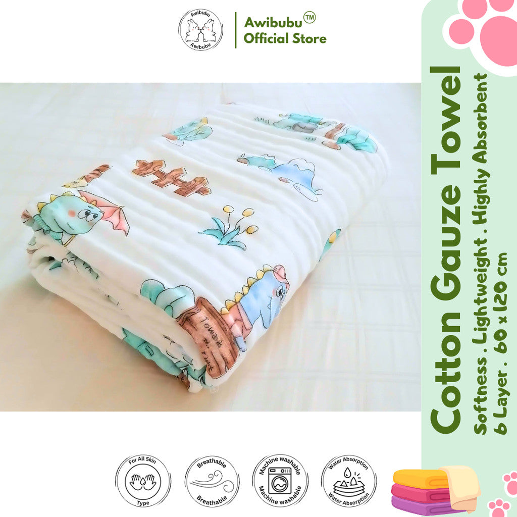 Awibubu Cotton Gauze Towel