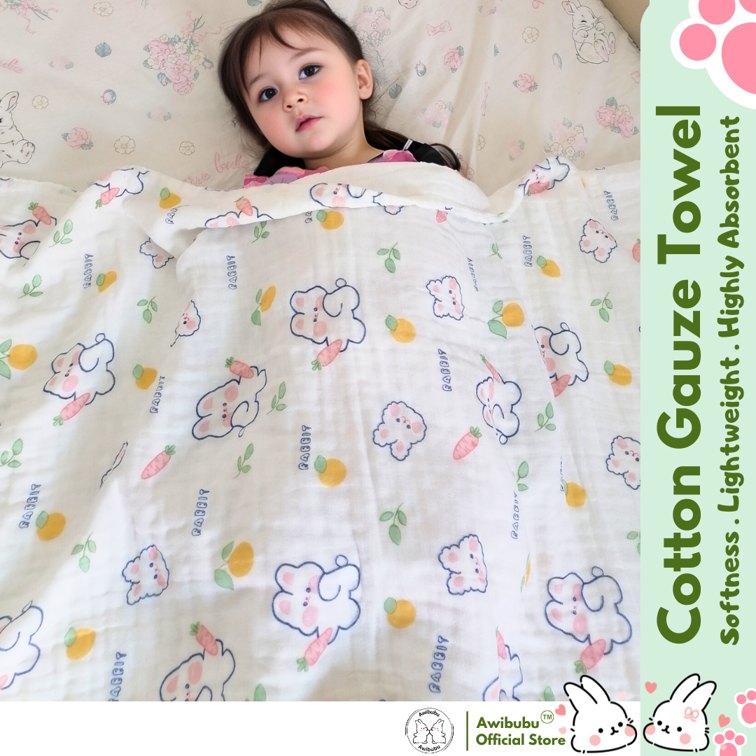 Awibubu Cotton Gauze Towel