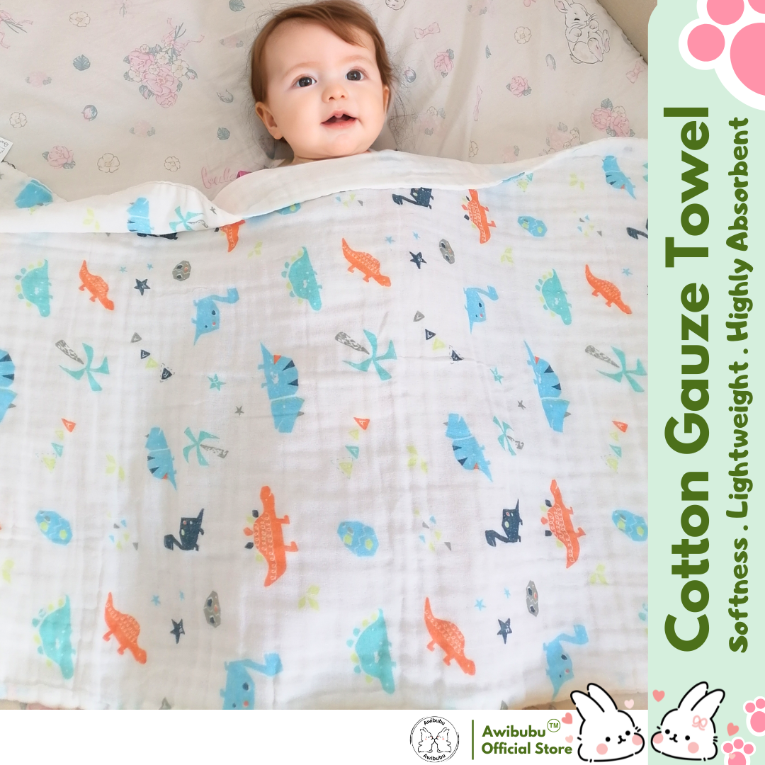Awibubu Cotton Gauze Towel