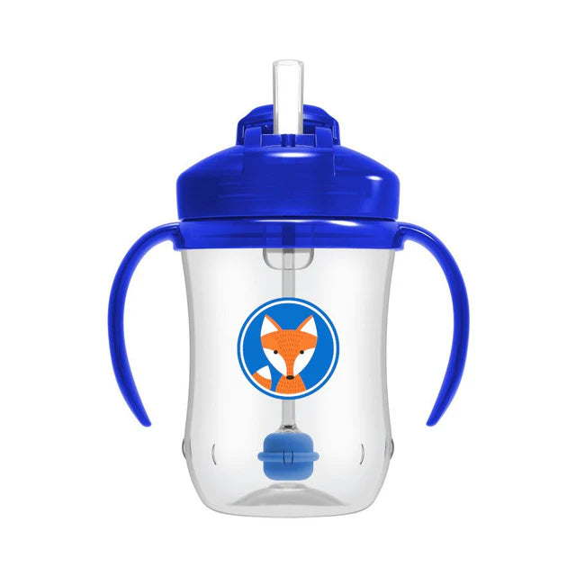 Dr. Brown's First Straw Baby Toddler Drinking Cup 9oz/270ml, Blue