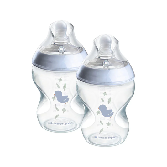 Tommee Tippee Bottle 260Ml Pk1 Natural Start Tinted Blue