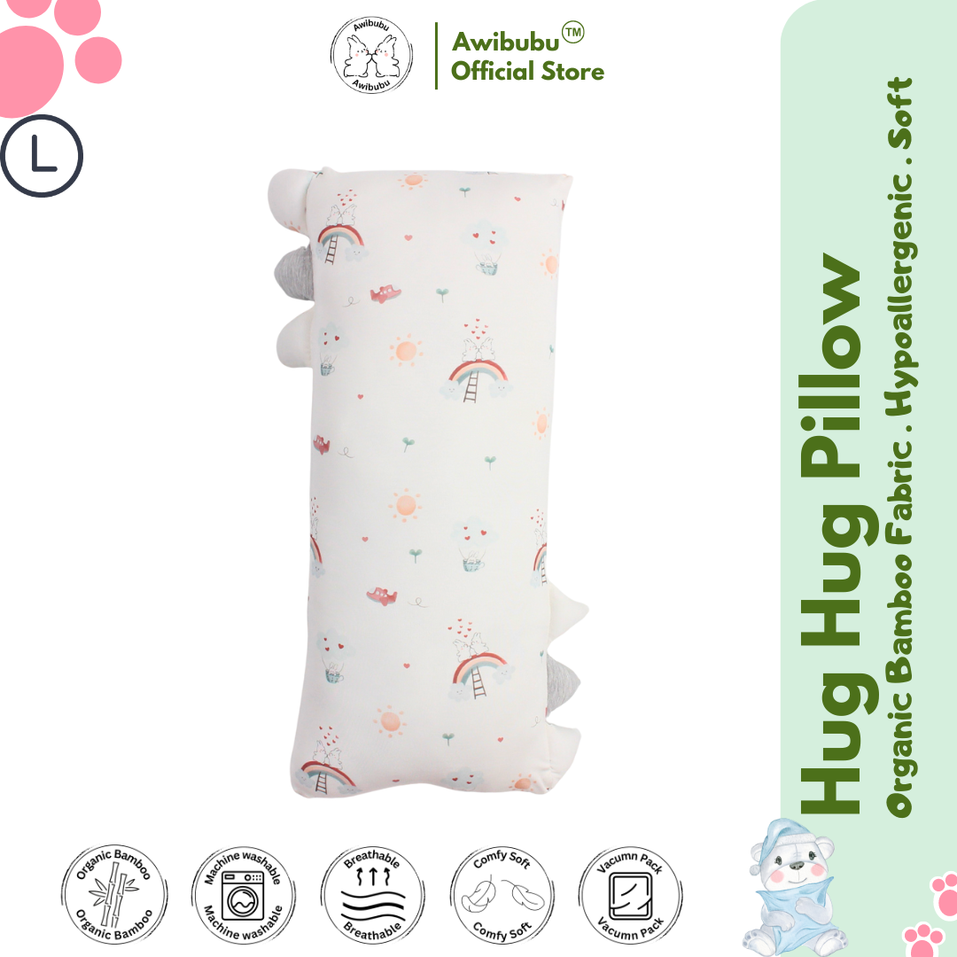 Awibubu Ultra Soft Bamboo Hugging Pillow