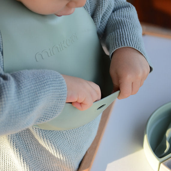 Minikoioi Flexi Bib Silicone Feeding Bib