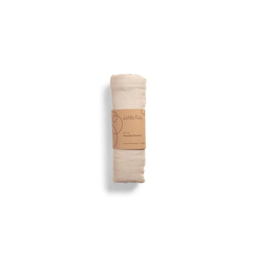 Little Rei Bamboo Swaddle Single 120x 120cm ( Solid Colours )