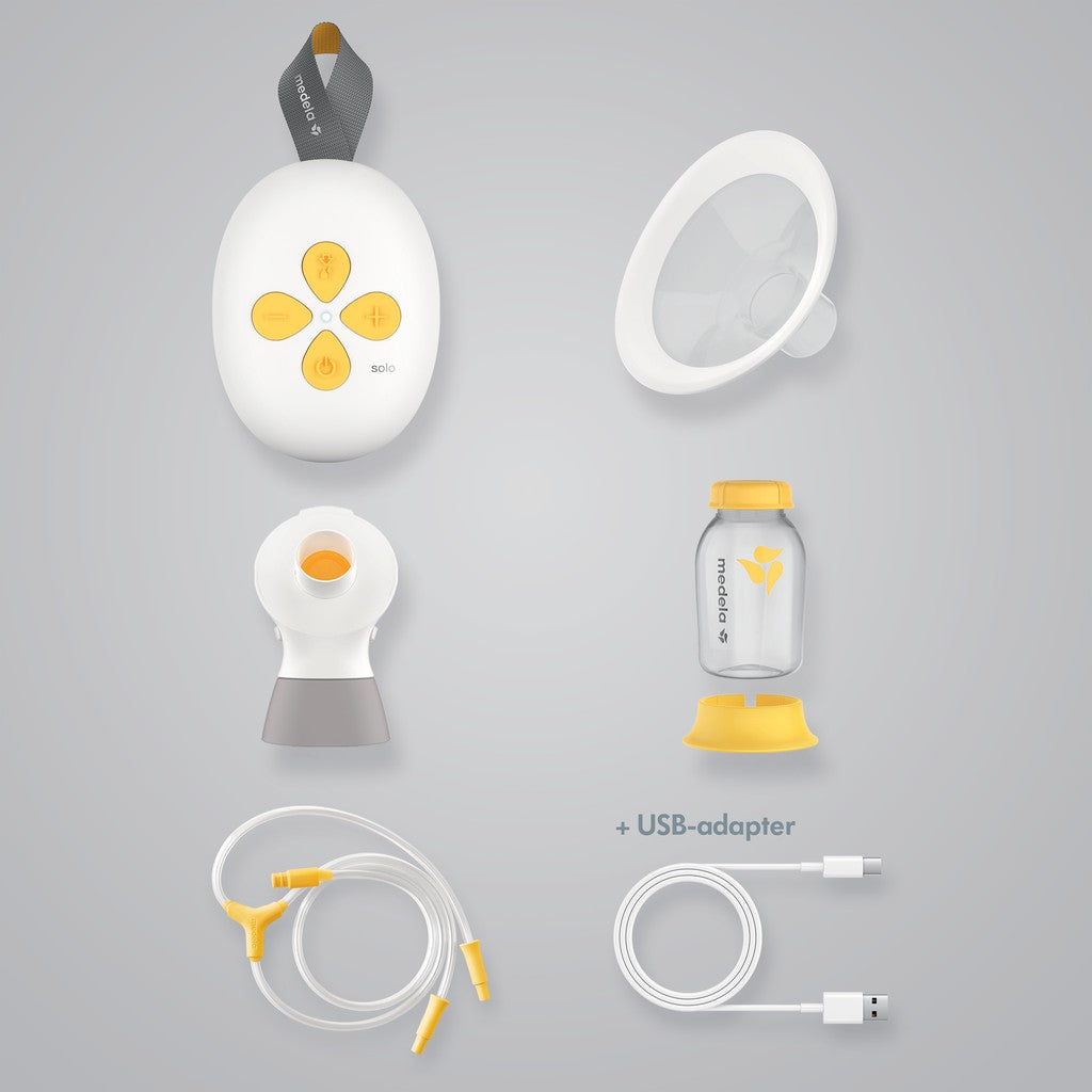 Medela Solo Single Electric Breast Pump With Personalfit Flex Breast Shield