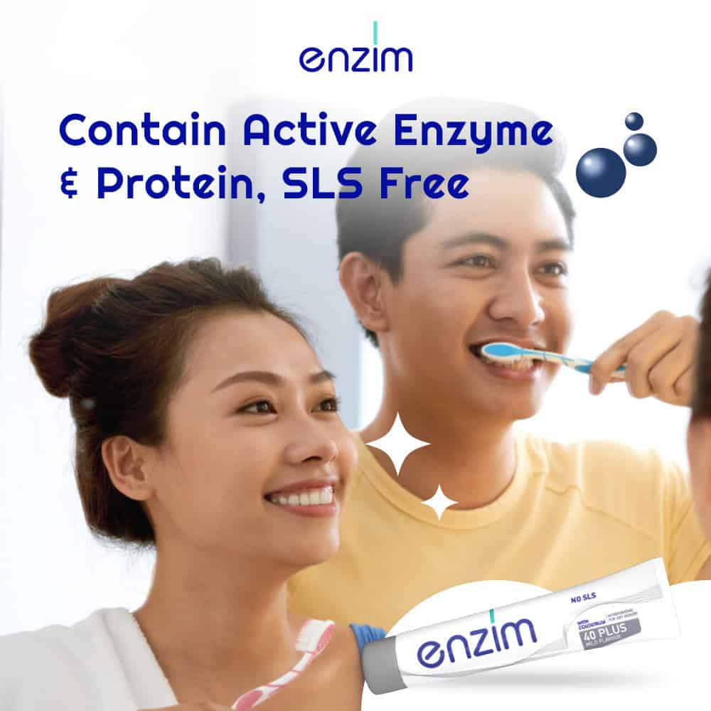 Enzim 40 Plus Mild Flavour Toothpaste 100Ml