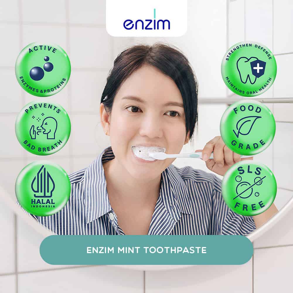 Enzim Fresh Mint Toothpaste 100Ml