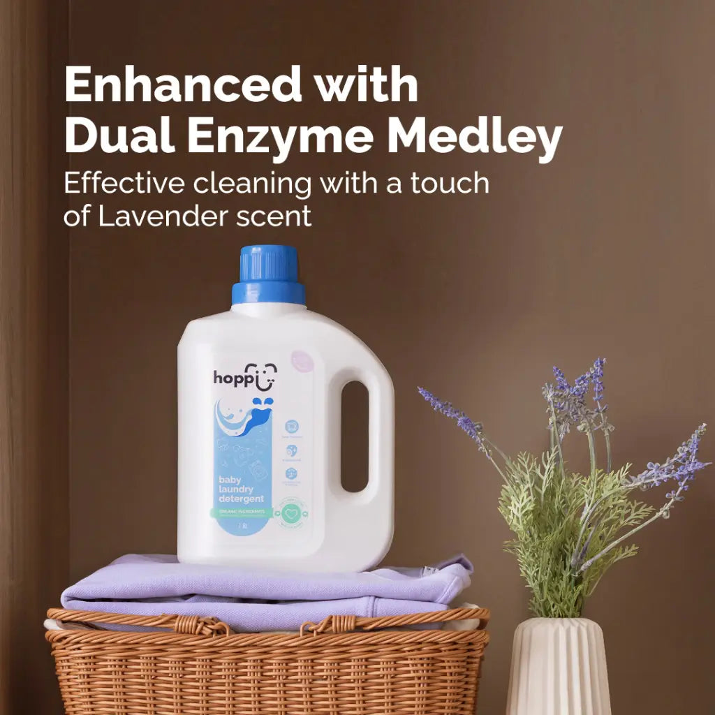 Hoppi Organic Baby Laundry Detergent “ Lavender (1.8L/Bottle)