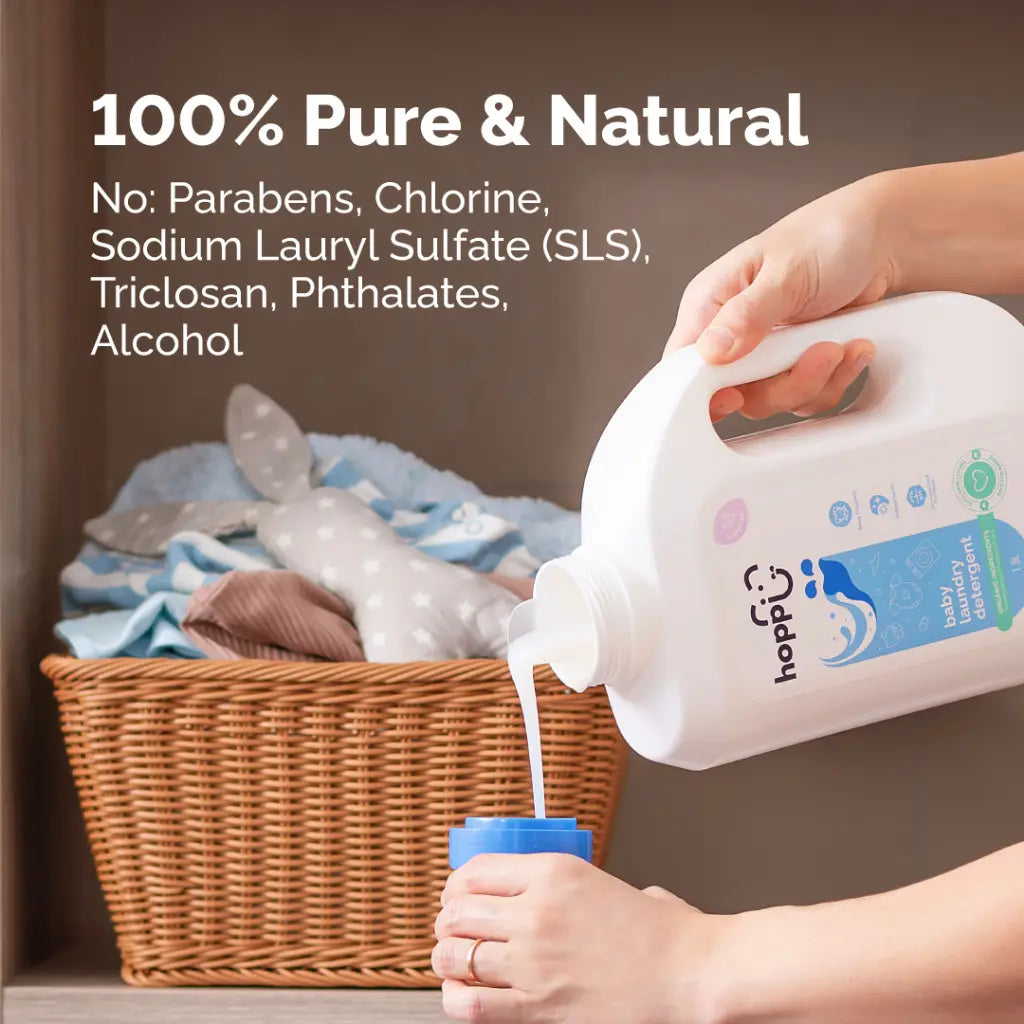 Hoppi Organic Baby Laundry Detergent “ Lavender (1.8L/Bottle)