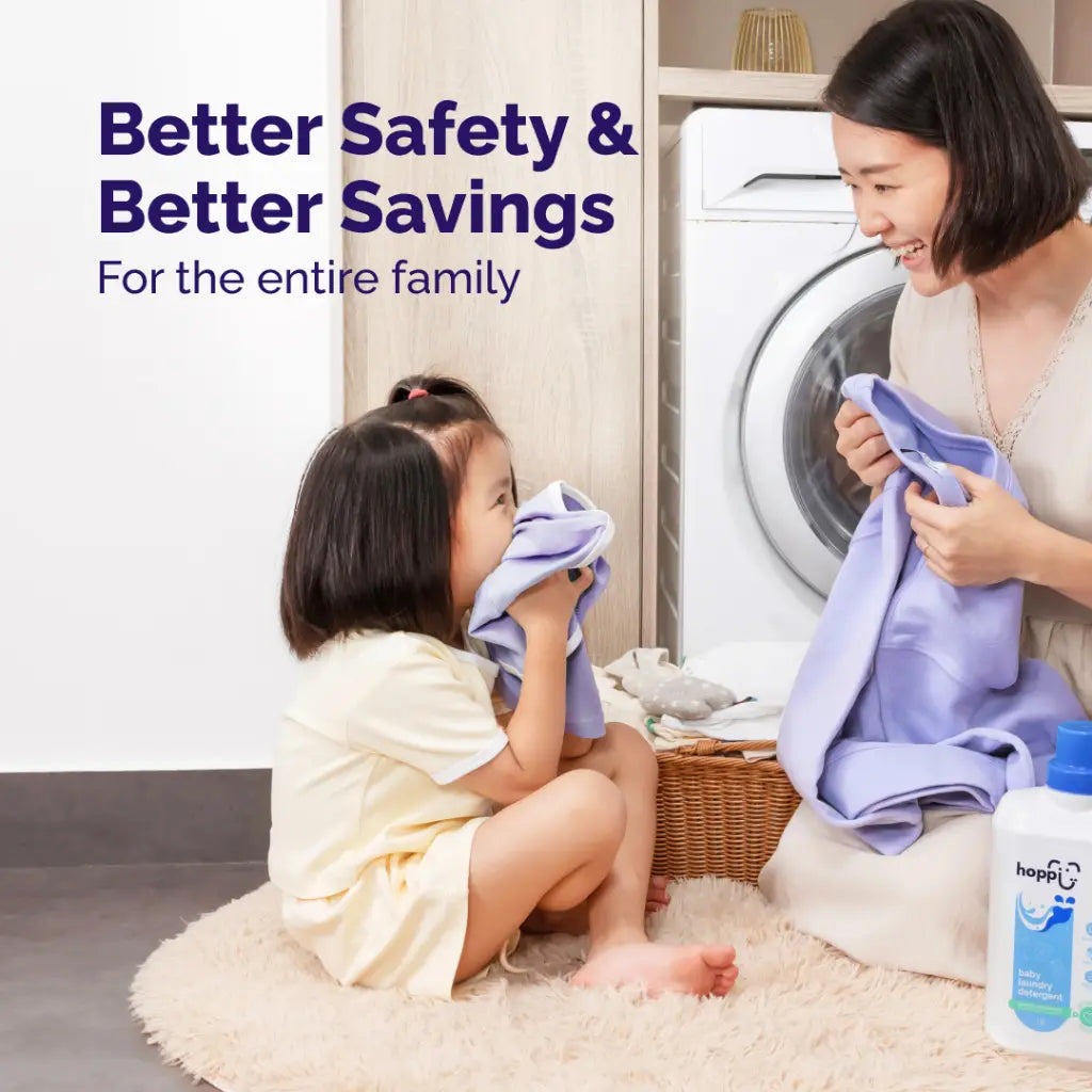 Hoppi Organic Baby Laundry Detergent “ Lavender (1.8L/Bottle)