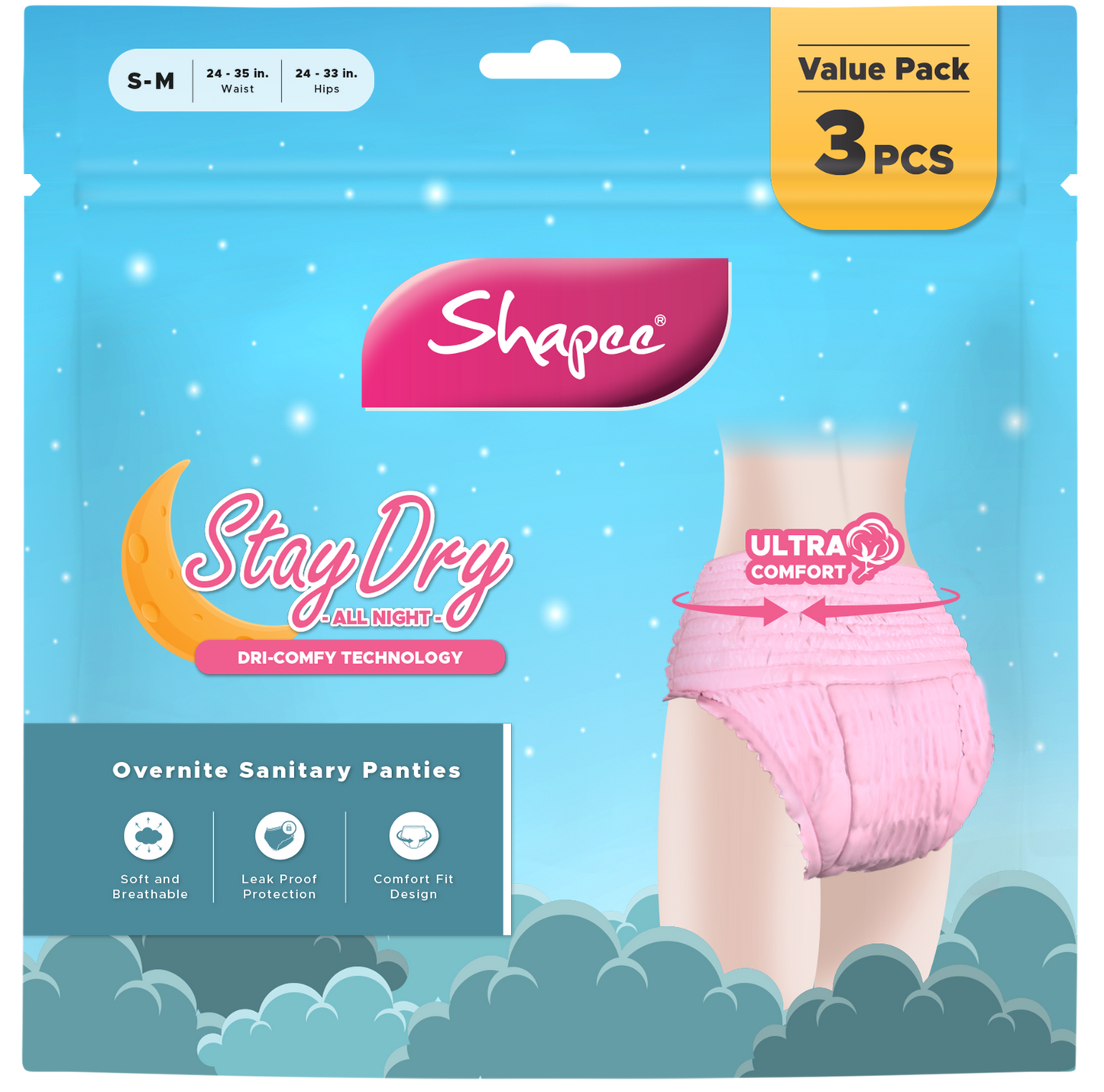 Shapee Overnite Sanitary Panties