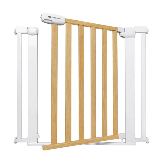 Kinderkraft safety gate lock & go wood