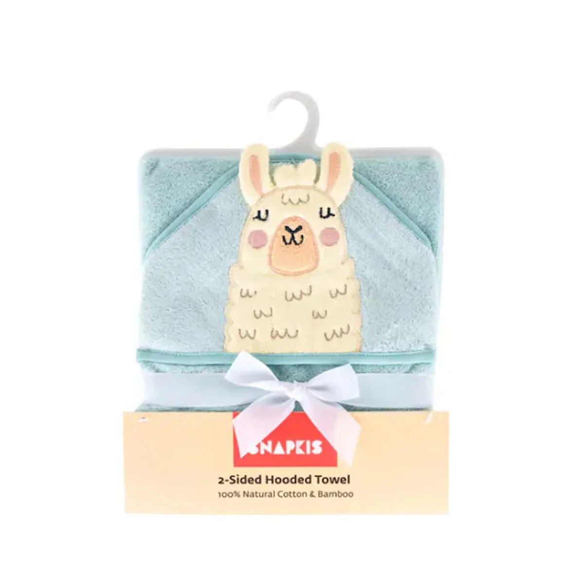 Snapkis Hooded Towel 1 Pack 2-In-1 Llama