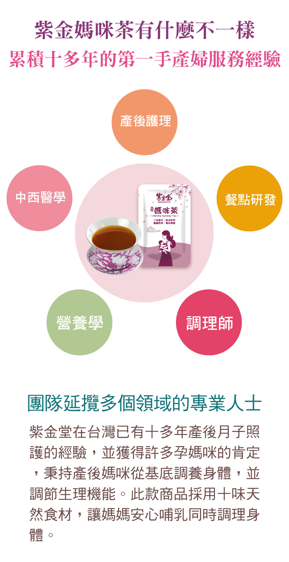 ZiJinTang Mummy Nursing Tea 紫金堂媽咪茶(80ml x 10sachets)