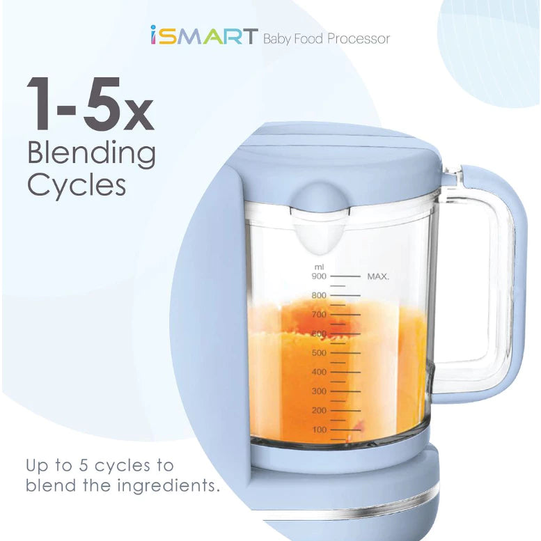 Isa Uchi Ismart 6-In-1 Function Baby Food Processor