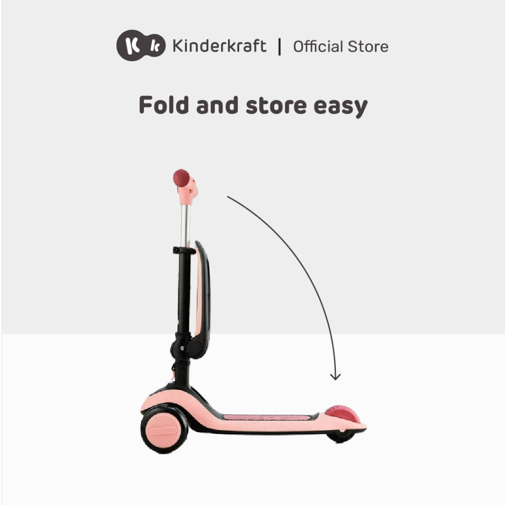 Kinderkraft Scooter 2-In-1 Halley Suitable For 2 Years Old