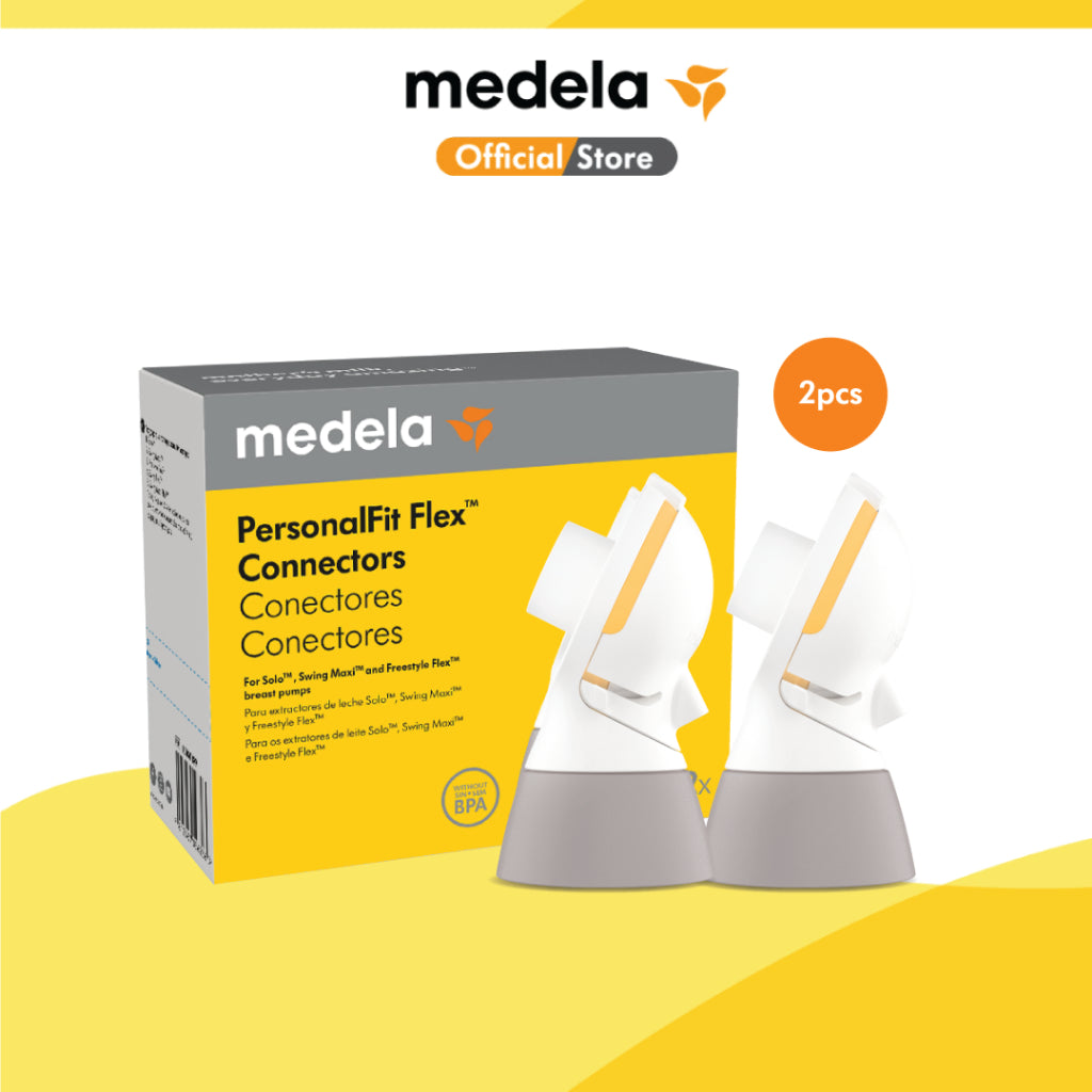Medela Personalfit Flex Connector Breast Pump Parts With Overflow Protection (2Pcs/Pack)