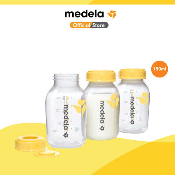 Medela Breast Milk Bottle (150Ml /5Oz) X 3 Pcs / (250Ml /8Oz) X 2 Pcs