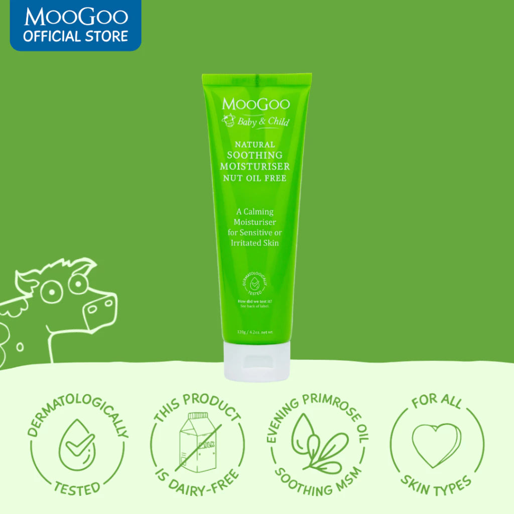 Moogoo Soothing Moisturiser Nut Oil Free 120G