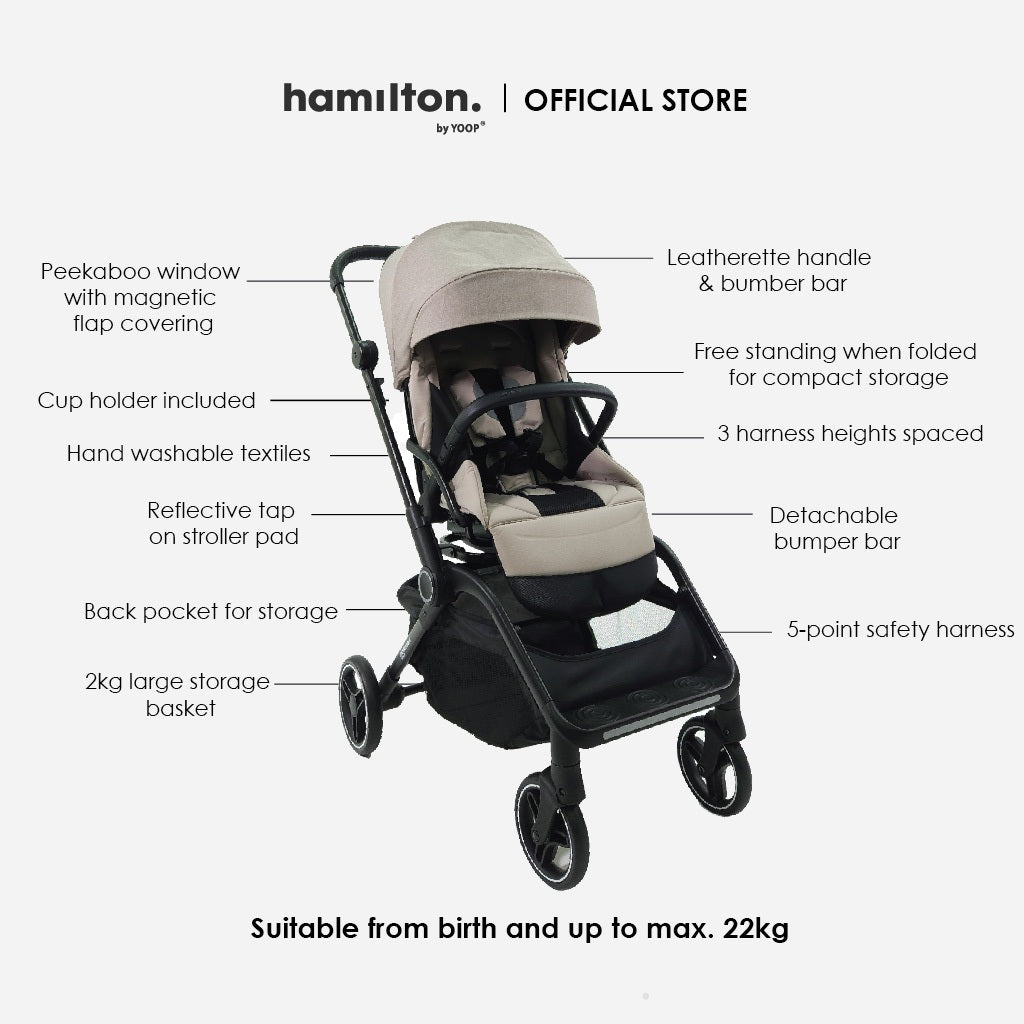 Hamilton T1 Stroller | Magicfold™