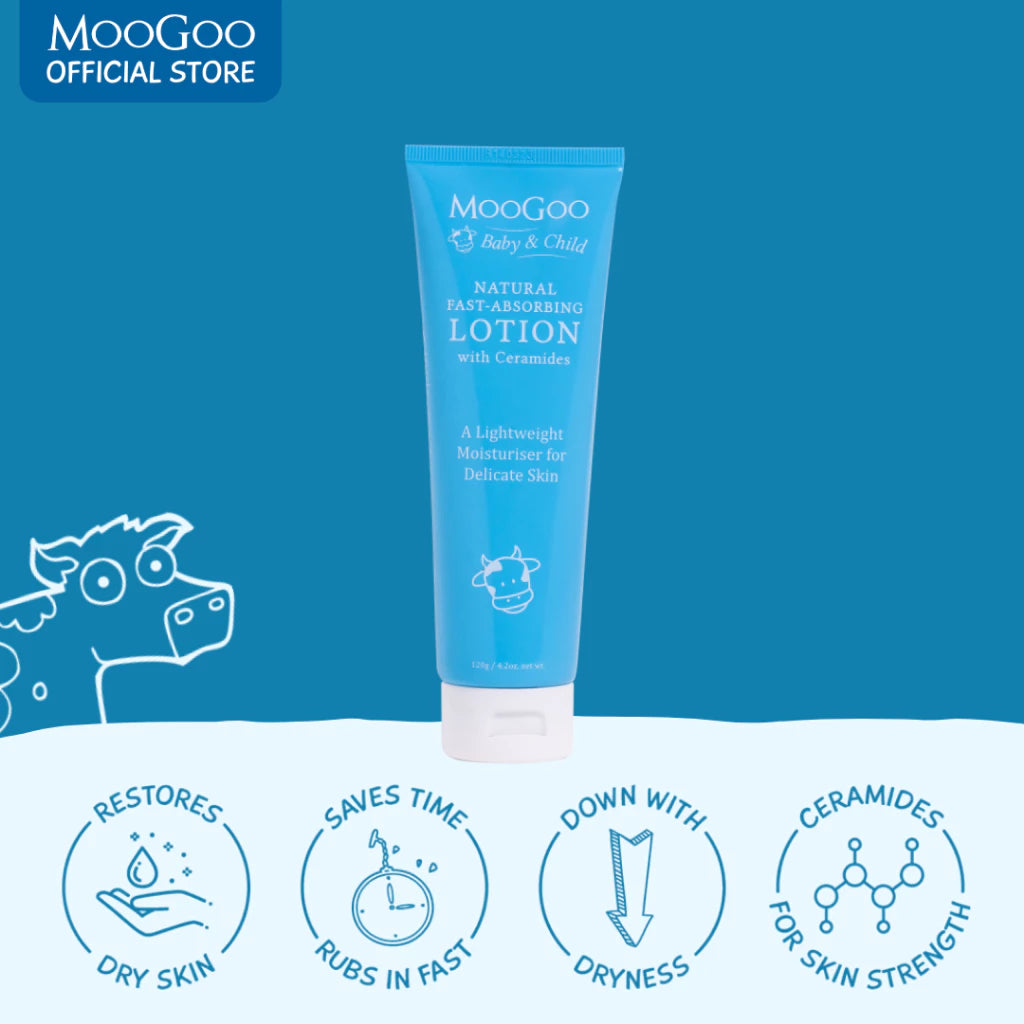 Moogoo Baby Fast-Absorbing Lotion With Ceramides 120G