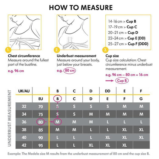 Medela 3 In 1 Nursing Pumping Bra ( M , L , Xl ) Black