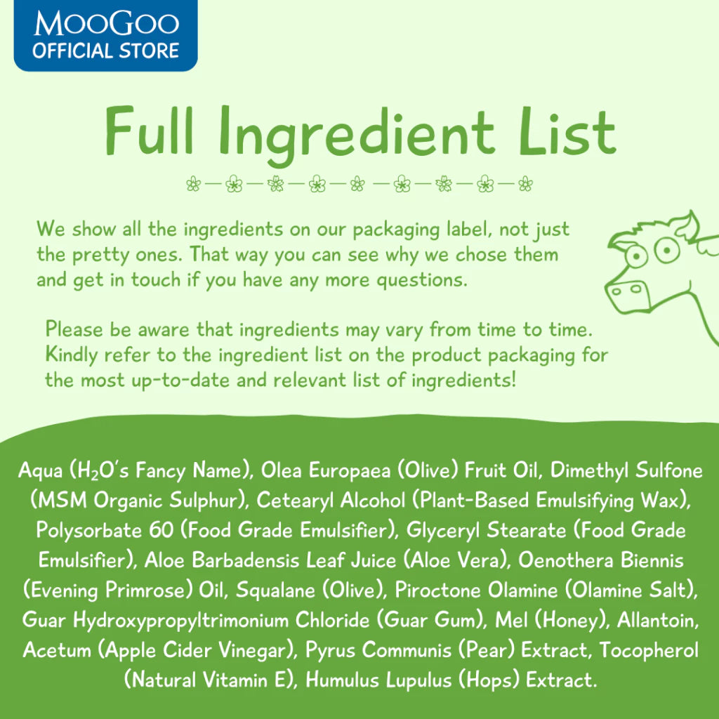 Moogoo Soothing Moisturiser Nut Oil Free 120G