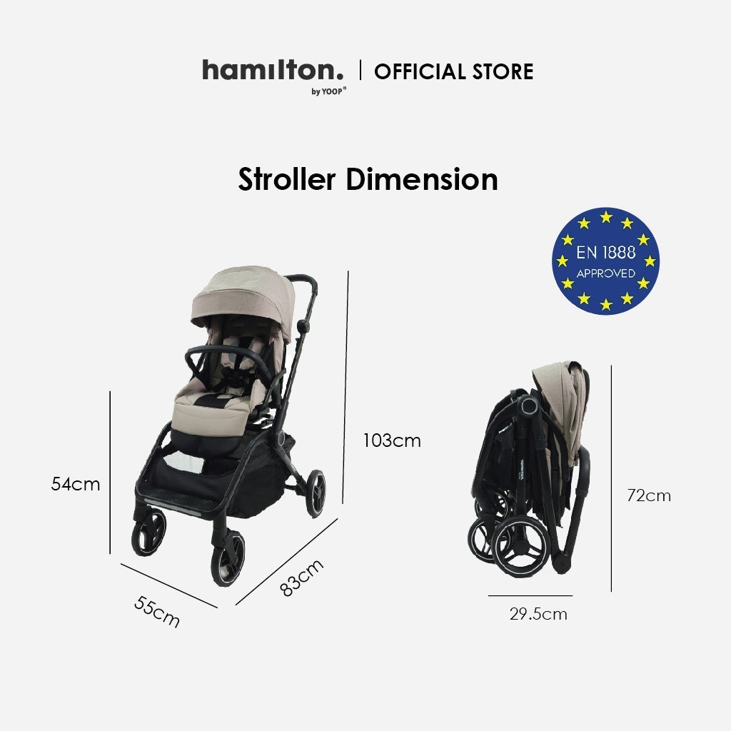 Hamilton T1 Stroller | Magicfold™
