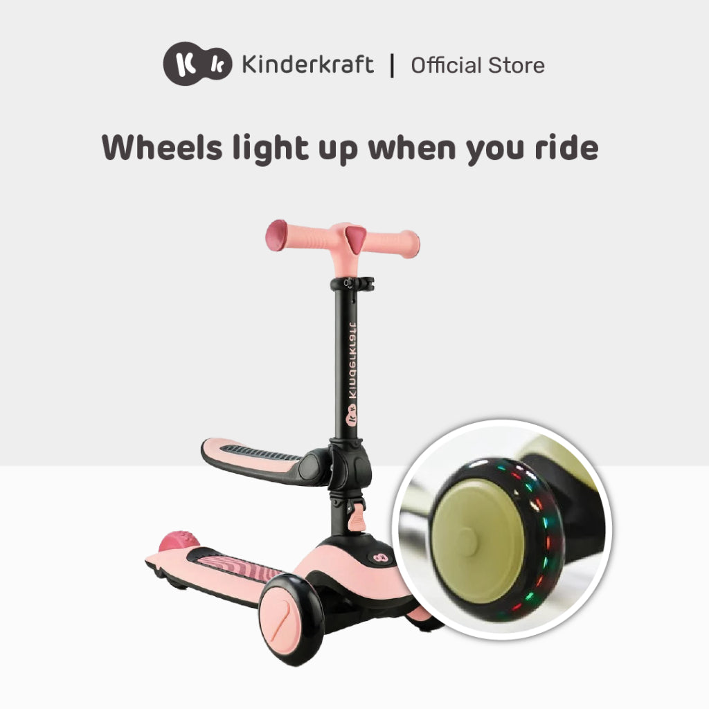 Kinderkraft Scooter 2-In-1 Halley Suitable For 2 Years Old
