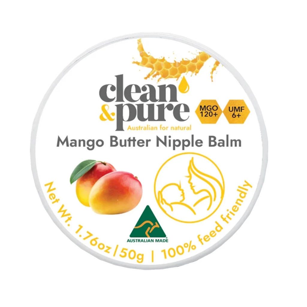 Clean & Pure Manuka & Mango Nipple Balm 50g
